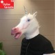 Licorne Masque Carnaval Halloween Costume Faire la Fête Blanc