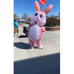 Déguisement de lapin de Pâques Adulte Rose