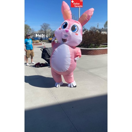Déguisement de lapin de Pâques Adulte Rose