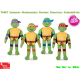 Teenage Mutant Ninja Turtles Peluche Leonardo Michelangelo Raphael Donatello TMNT Ensemble Tortues