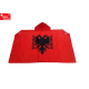 Albanien Flagge Umhang Körper Poncho