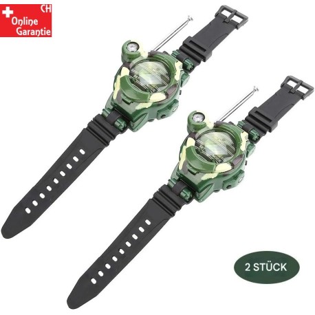 Montres talkie-walkie militaires 2 pièces fonction 7 en 1