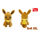Pokémon Évoli Peluche XXL 100cm Mega Pokemon Evoli