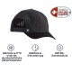 MISSION Casquette Rafraîchissante – Noire – Casquette de Baseball avec protection UV (UPF 50+)