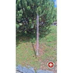 Häkelspirale Rosa Silber handgemachte Deko Schweiz Fensterdeko