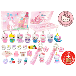 Calendrier de l’Avent Hello Kitty pour enfants avec 24 surprises figurines et bijoux