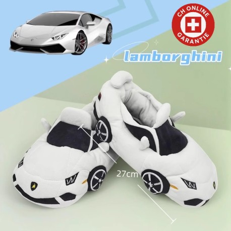 Lamborghini Hausschuhe Plüsch Pantoffeln Fanartikel Geschenkidee