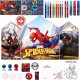 Marvel Spider-Man Adventskalender für Kinder mit 29 Teilen Geschenk Weihnachten