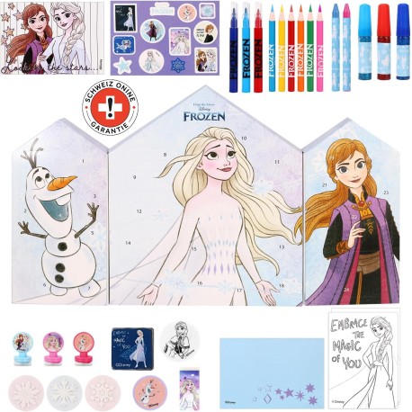 Disney Die Eiskönigin Frozen Adventskalender für Kinder mit 29 Teilen