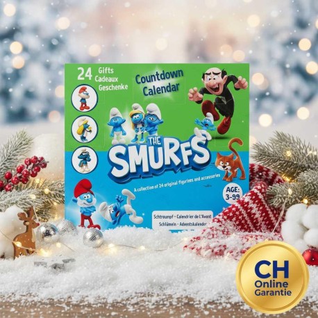 Die Schlümpfe Adventskalender The Smurfs Weihnachtskalender mit 24 Figuren