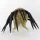 Predator Maske Rückseite mit schwarzen Dreadlocks