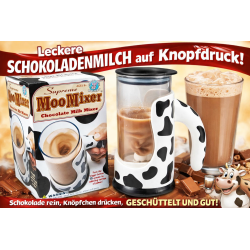 Moo Mixer Supreme Mélangeur de Lait au Chocolat à Piles