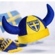 Schweden Wikingerhut Plüsch Fanartikel Fussball Eishockey WM EM