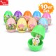 Oster Eier mit Überraschung (10er Set) und Hasenfiguren