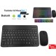 Set Clavier et Souris Bluetooth Rétroéclairé avec Layout Hybride Z Y