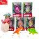 Dinosaurier-Ei XXL 12 cm verschiedene Farben Einzelverpackung und geschlüpfte Dinos