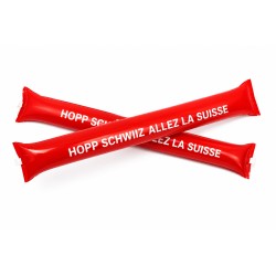 Schweiz Klatschstangen Hopp Schwiiz Allez La Suisse Fanartikel