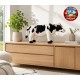 Vache en Peluche Debout 70 cm Noir et Blanc