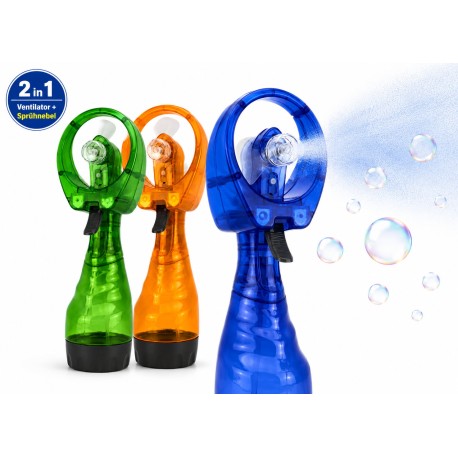 Wassersprüher mit Ventilator 300 ml für heisse Sommertage