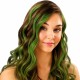 Hot Huez Haarkreide mit grünen Haarsträhnen