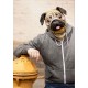 Mops Hunde Hund Latex Maske Latexmaske Hundemaske Lustig Fun Party