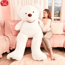 Teddybär XXL weiss 200 cm riesiger Eisbär Kuscheltier Plüschtier Geschenk
