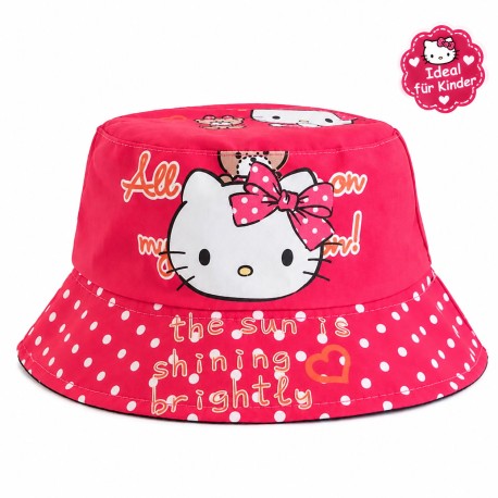 Hello Kitty Fischerhut für Mädchen (Pink)