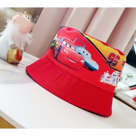 Disney Cars Fischerhut für Kinder Lightning McQueen Rot