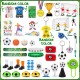 Calendrier de l’Avent football avec 24 surprises