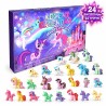 Pony-Adventskalender Happy Unicorn mit 24 Figuren