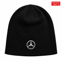 Mercedes-Benz Beanie Mütze für Fans Schwarz