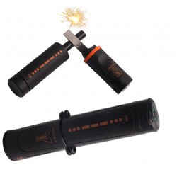 10 in 1 Outdoor Survival Feuerstahl Set mit LED Pfeife und Kompass