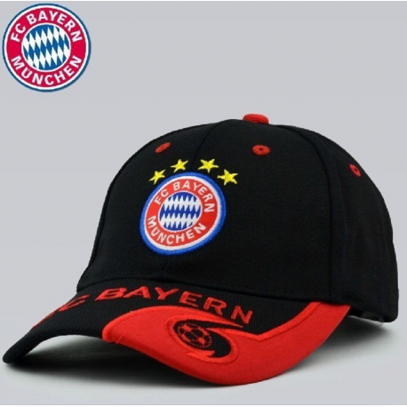 FC Bayern München Kappe Cap Mütze Fan Fanartikel Fussball 2 Farben Baumwolle