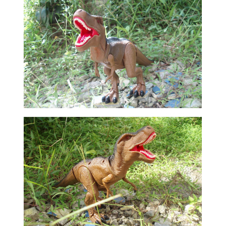 Gehender Spielzeug Dinosaurier T-Rex Tyrannosaurus-Rex Sound Licht Effekte Kinder Geschenk