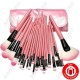 32-teiliges Profi Kosmetik Makeup-Pinsel-Set Case Pink Makeup Pinselset Geschenk