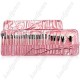 32-teiliges Profi Kosmetik Makeup-Pinsel-Set Case Pink Makeup Pinselset Geschenk