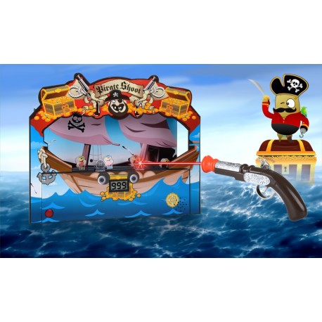 Lustige Piraten Schiessen Schiessbude Schiess Bude Geschenk Piratenschiessen Pirate Shoot