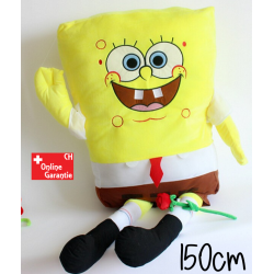 Spongebob Schwammkopf XXL 150cm Plüsch Plüschtier Bob Schwamm kopf Super Weich Plüschtier Fernsehserie