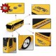 Ferngesteuerter 4 Kanal Bus Car LED NEU Geschenk Kinder Neu