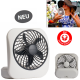 Mobiler Batterien Ventilator Fan Reisen Büro Outdoor Camping Battieren Betrieb Mobil