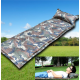 Militär Selbstaufblasbare Luftmatratze Schlafmatte Schlafsack Outdoor Camping Reisen Openair Camouflage