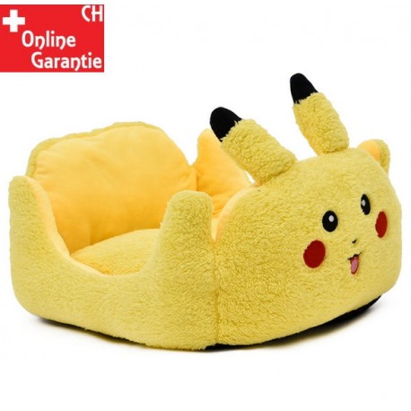 Pikachu Pokemon Katze Katzenbett Schlafplatz Hunde Hundebett Tierbett Gelb