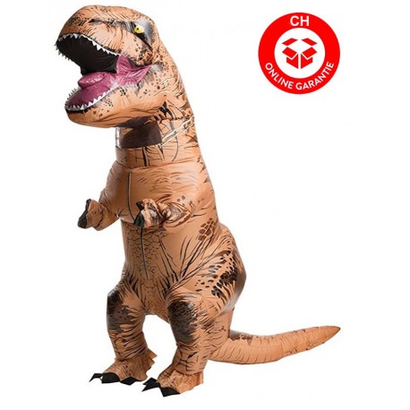 Jurassic Park T-Rex Tyrannosaurus Dino Dinosaurier Kostüm Aufblasbar Erwachsene