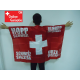 Hopp Schwiiz Alles Suisse Forza Svizzera Schweiz Switzerland Fan Flagge Fussball Hockey WM EM Umhängefahne