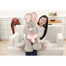 Grosser Plüsch Hase Plüschhase Häschen Bunny Geschenk Kinder Freundin 120cm XXL