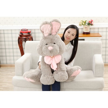 Grosser Plüsch Hase Plüschhase Häschen Bunny Geschenk Kinder Freundin 120cm XXL