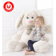 Grosser Plüsch Hase Plüschhase Süss Geschenk Kinder Plüschtier 120cm Gross Bunny XXL