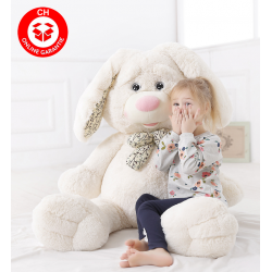 Grosser Plüsch Hase Plüschhase Süss Geschenk Kinder Plüschtier 120cm Gross Bunny XXL