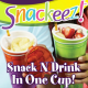 Snackeez clevere Aufbewahrungslösung Behälter Essen Trinken Usa TV Hit